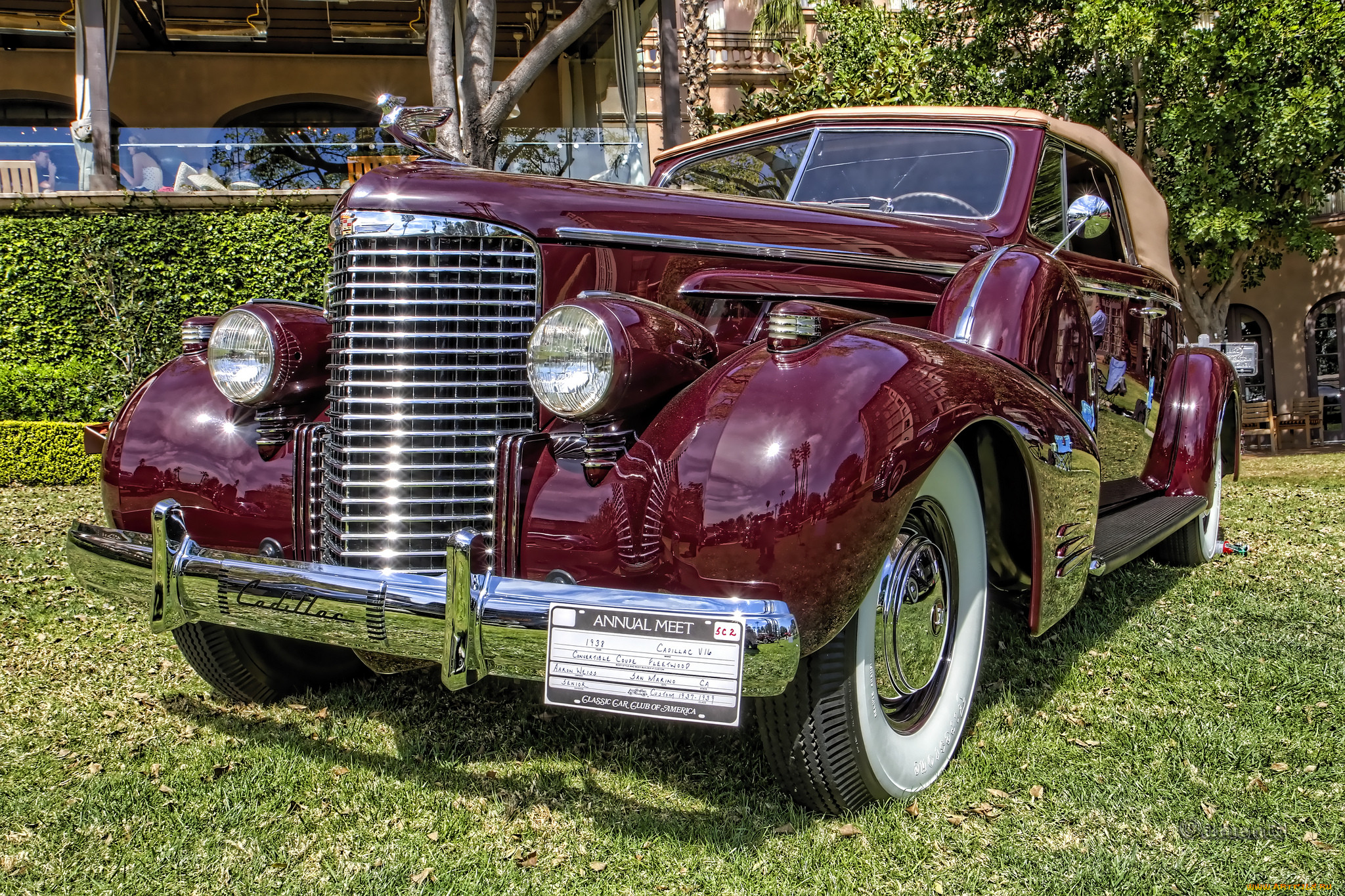 1938 cadillac v-16 fleetwood convertible coupe, ,    , , 
